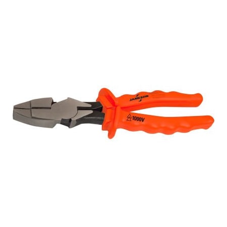 Jameson Jameson Tools 1000V Insulated Linesman Pliers, 9-1/2in JT-PL-00045